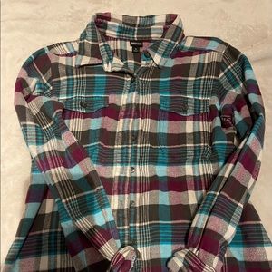Patagonia woman’s flannel size 10